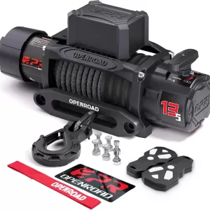 OPENROAD 13,500 lbs Electric Winch with Synthetic Rope & Wireless Remotes Overland Gear Guide