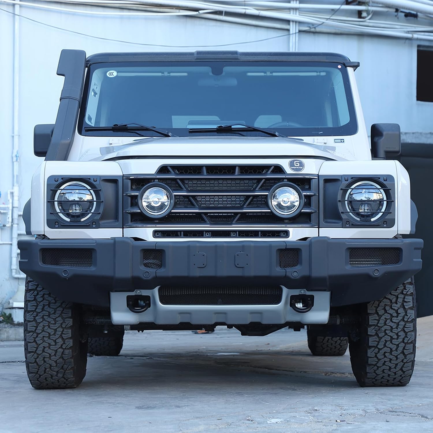 INEOS Grenadier Light Guards (2020-2025) – Carbon Steel Lamp Protector Trim (6PC Matt Black Set) Overland Gear Guide