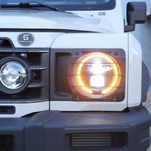 INEOS Grenadier Light Guards (2020-2025) – Carbon Steel Lamp Protector Trim (6PC Matt Black Set) Overland Gear Guide