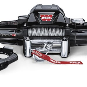 Warn 89120 ZEON 12 Winch – 12,000 lb. Capacity with Wire Rope Overland Gear Guide