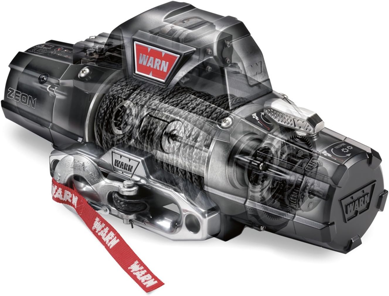 Warn 89120 ZEON 12 Winch – 12,000 lb. Capacity with Wire Rope Overland Gear Guide