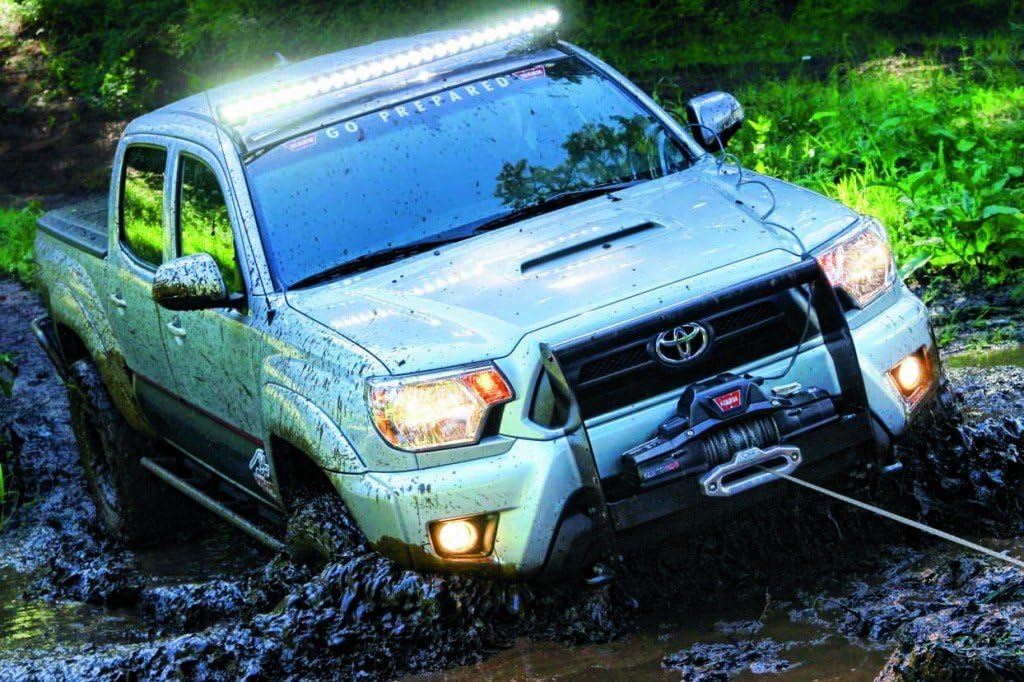 Warn 89120 ZEON 12 Winch – 12,000 lb. Capacity with Wire Rope Overland Gear Guide