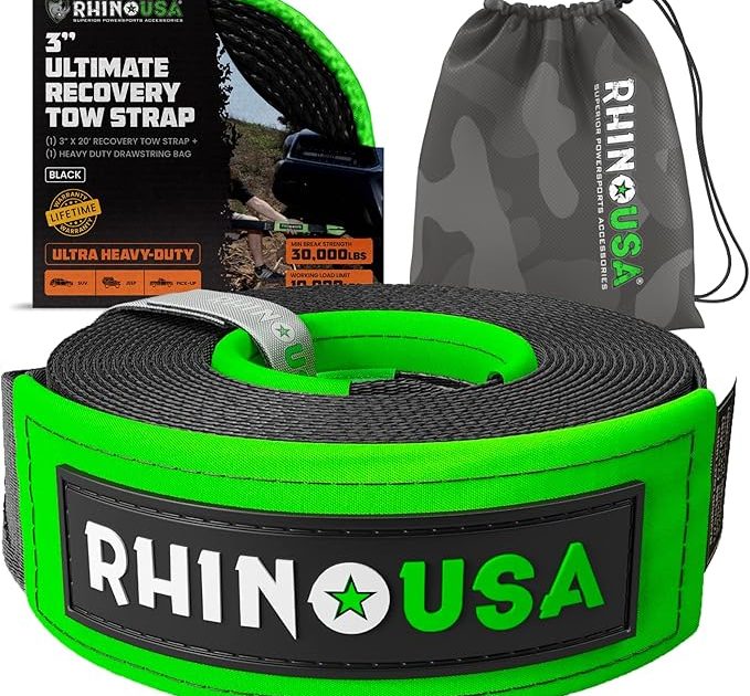 Rhino USA Recovery Tow Strap
