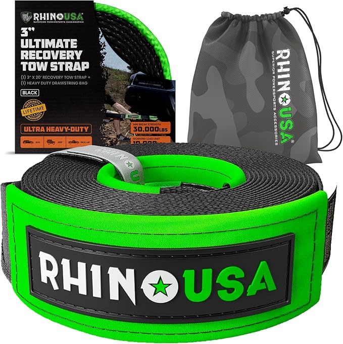 Rhino USA Recovery Tow Strap