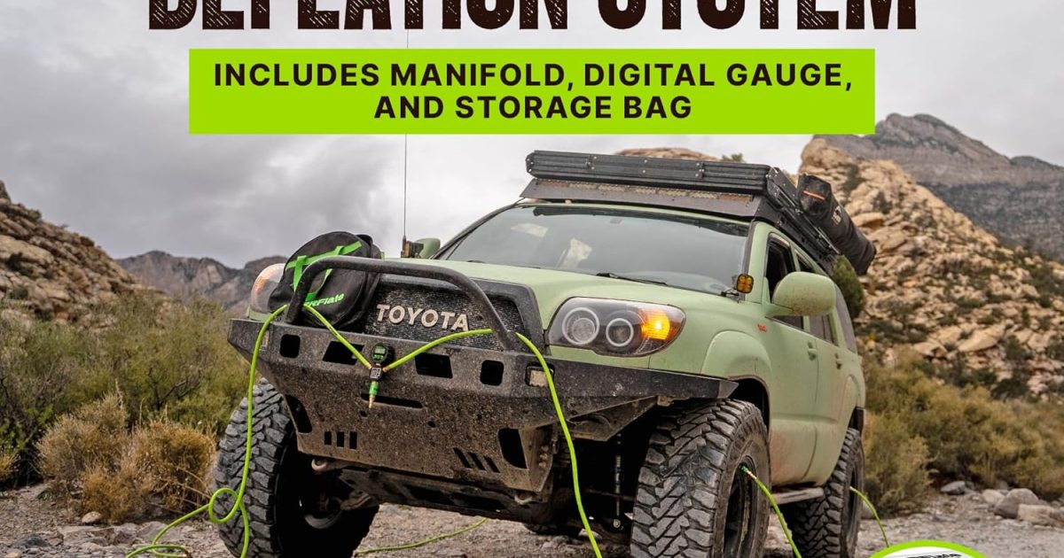 MORRFlate Quad 4-Tire Inflation review & Deflation System with digital gauge and manifold